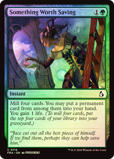 Something Worth Saving Foil