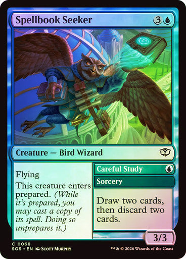 Spellbook Seeker // Careful Study Foil