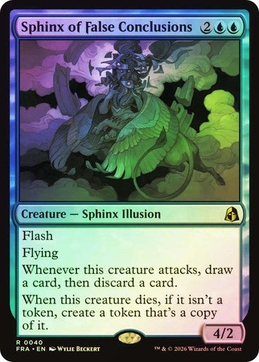 Sphinx of False Conclusions Foil