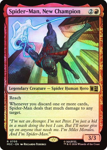 Spider-Man, New Champion Foil