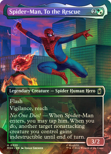 Spider-Man, To the Rescue (Borderless) Foil