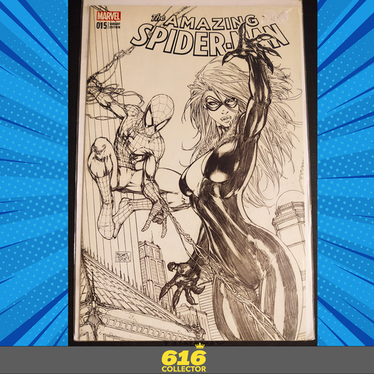 The Amazing Spider-Man #15 Turner Sketch Cover (2016) IRONSPIDER