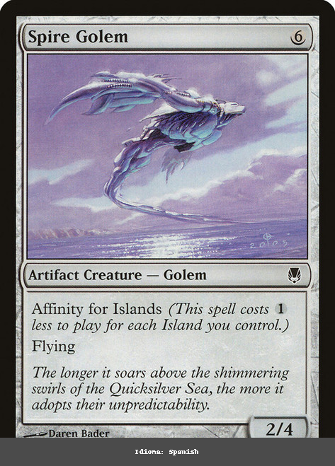 Spire Golem - Spanish