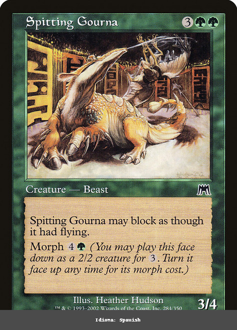 Spitting Gourna - Spanish