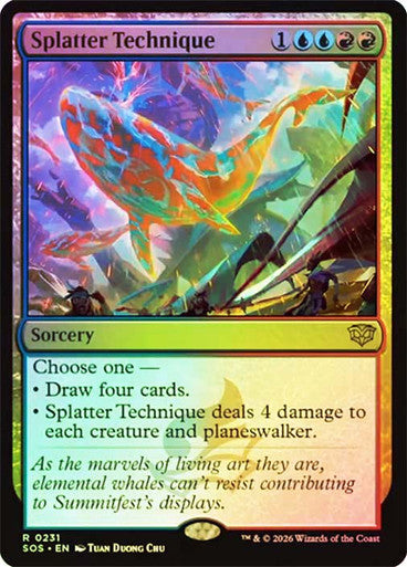 Splatter Technique Foil