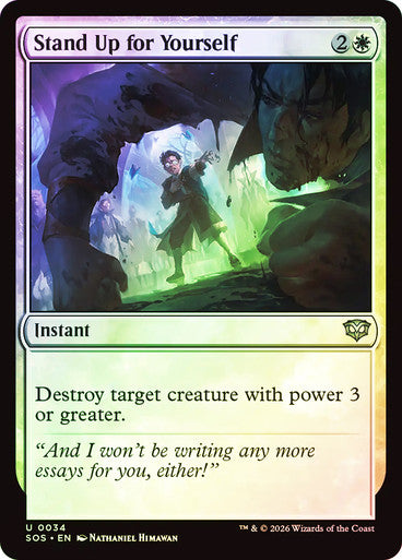 Stand Up for Yourself Foil