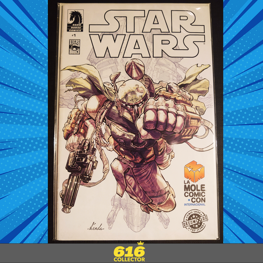 Star Wars #1 La Mole Variant Carlos D’Anda Boba Fett Mandalorian Ltd 1500