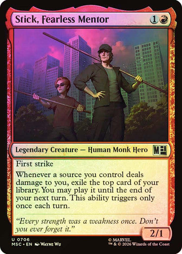 Stick, Fearless Mentor Foil