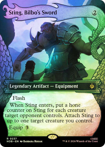 Sting, Bilbo's Sword (Showcase) Foil