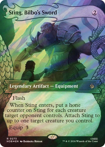 Sting, Bilbo's Sword (Showcase) Surge Foil