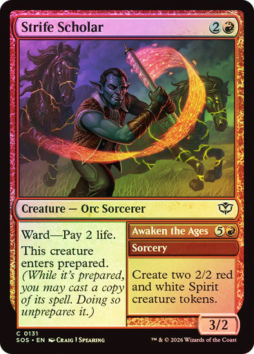 Strife Scholar // Awaken the Ages Foil