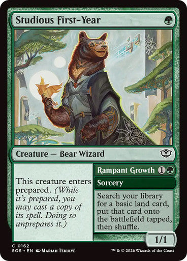 Studious First-Year // Rampant Growth