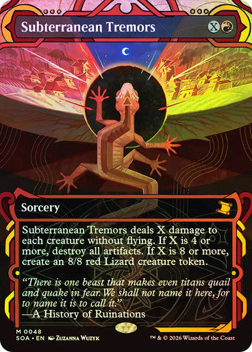 Subterranean Tremors (Showcase) Foil