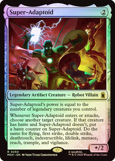 Super-Adaptoid Foil