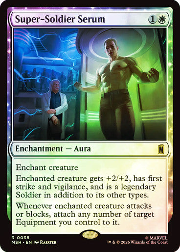 Super-Soldier Serum Foil