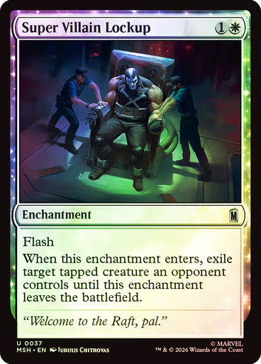 Super Villain Lockup Foil