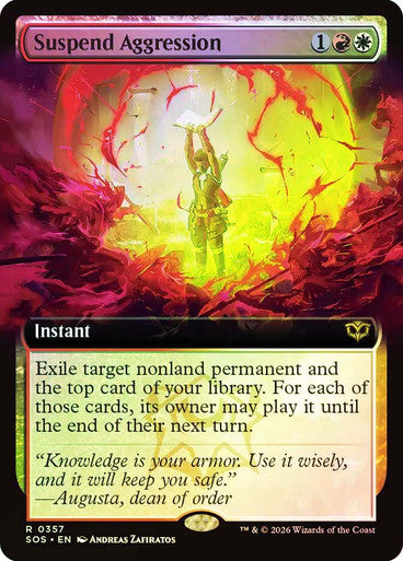 Suspend Aggression (Extended Art) Foil