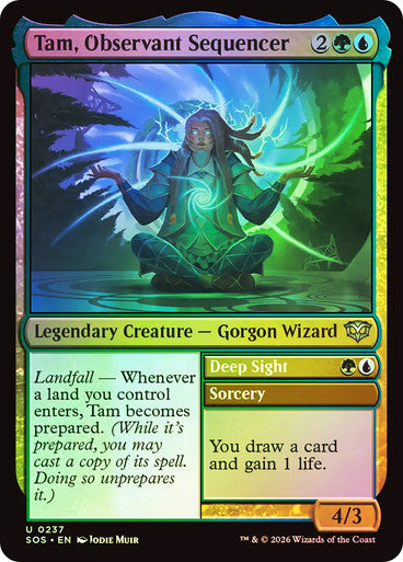 Tam, Observant Sequencer // Deep Sight Foil
