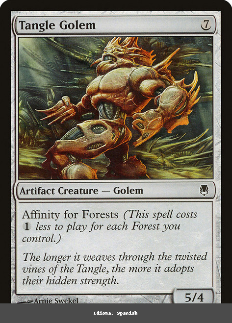 Tangle Golem - Spanish