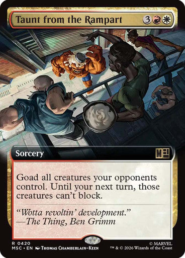 Taunt from the Rampart (Extended Art)