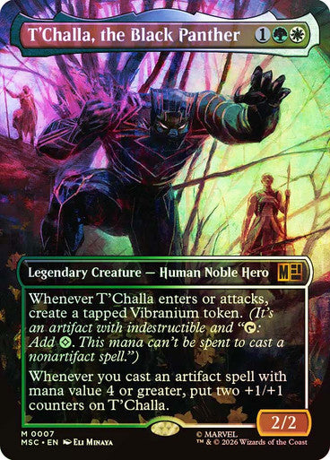 T'Challa, the Black Panther (Borderless) Foil