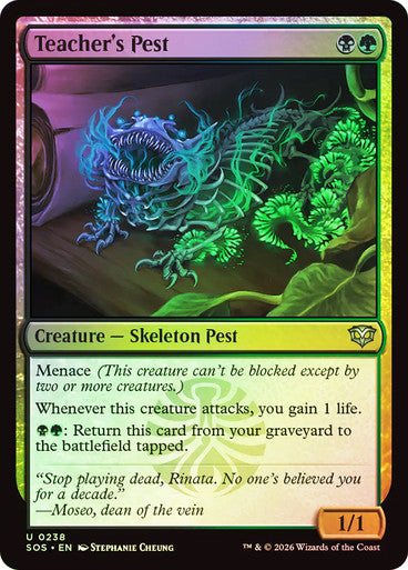 Teacher's Pest Foil