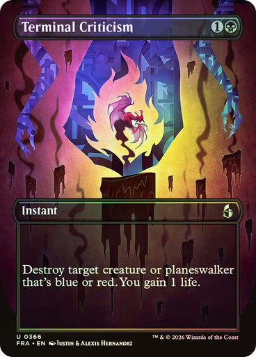 Terminal Criticism (Borderless) Foil