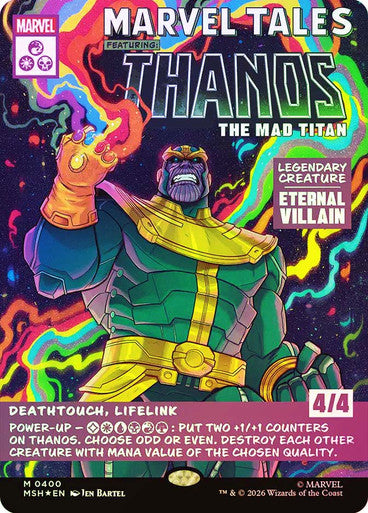 Thanos, the Mad Titan (Borderless) Foil