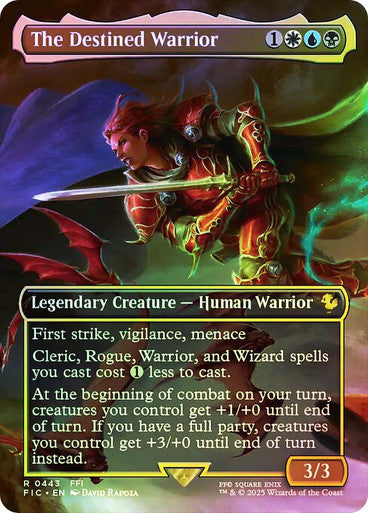 The Destined Warrior (Borderless) Foil
