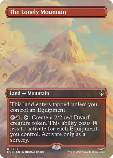 The Lonely Mountain (Borderless)