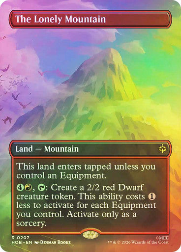 The Lonely Mountain (Borderless) Foil