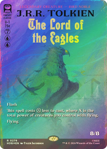 The Lord of the Eagles (Borderless) Surge Foil
