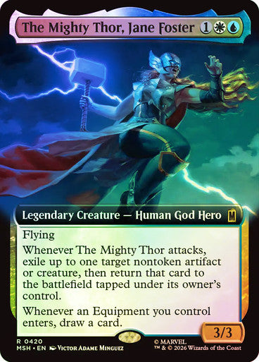 The Mighty Thor, Jane Foster (Extended Art) Foil