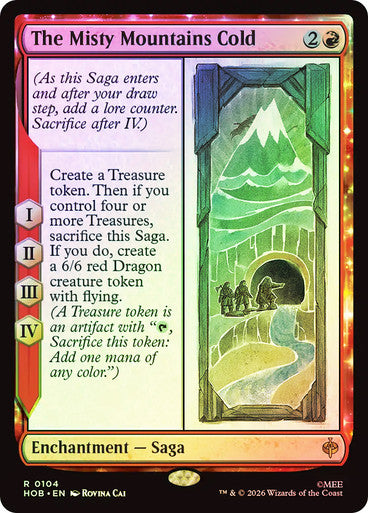The Misty Mountains Cold Foil