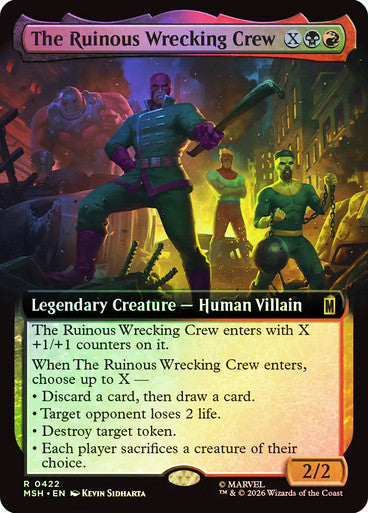 The Ruinous Wrecking Crew (Extended Art) Foil
