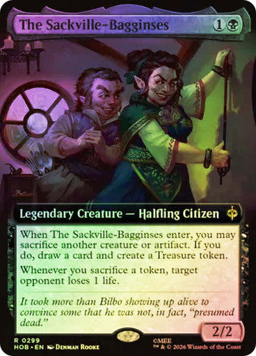 The Sackville-Bagginses (Extended Art) Foil