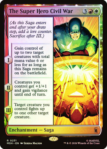 The Super Hero Civil War Foil