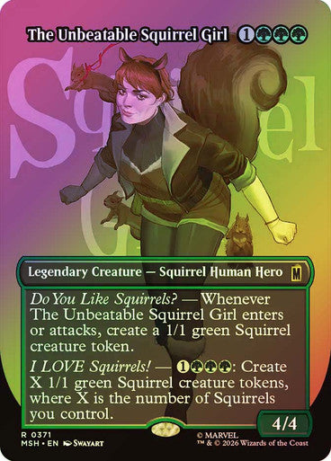 The Unbeatable Squirrel Girl (Borderless) Foil