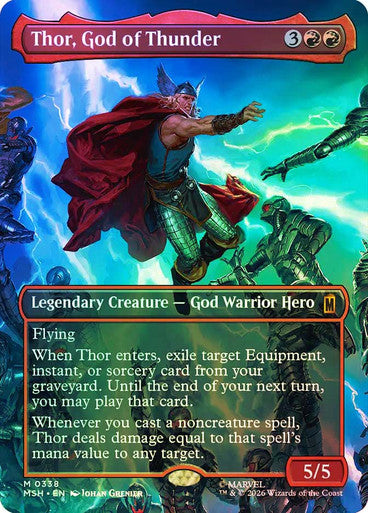 Thor, God of Thunder (Borderless) Foil