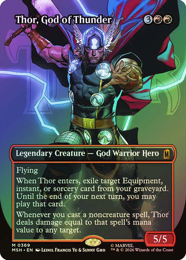 Thor, God of Thunder (Borderless) Foil