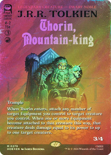 Thorin, Mountain-king (Borderless) Surge Foil