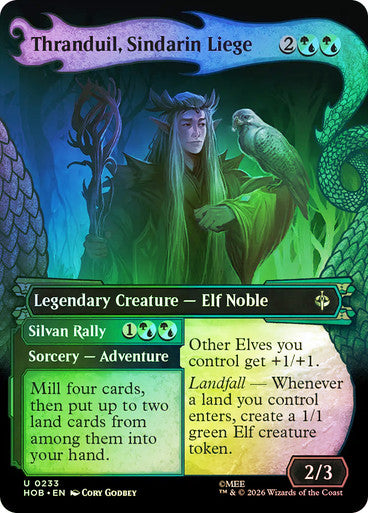 Thranduil, Sindarin Liege // Silvan Rally (Showcase) Foil