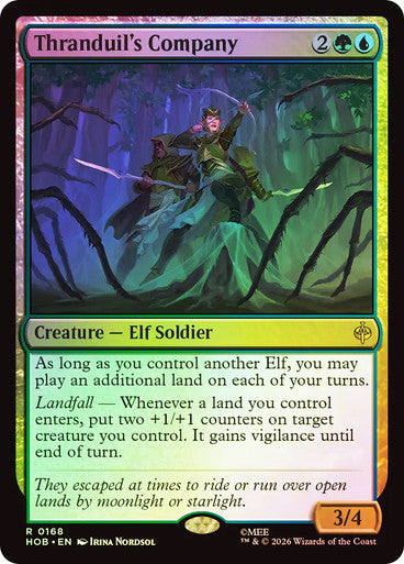 Thranduil's Company Foil