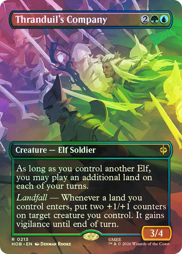 Thranduil's Company (Borderless) Foil