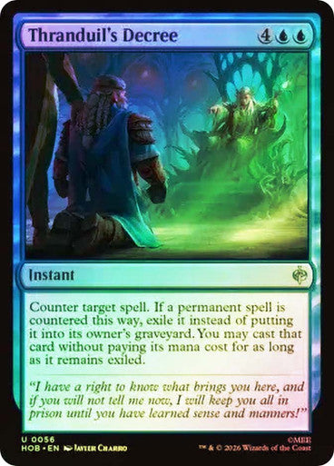 Thranduil's Decree Foil