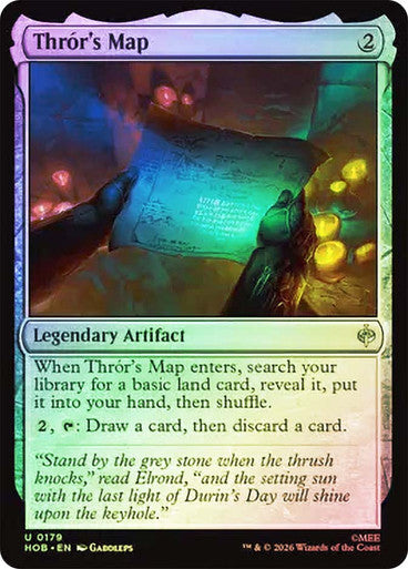 Thrór's Map Foil