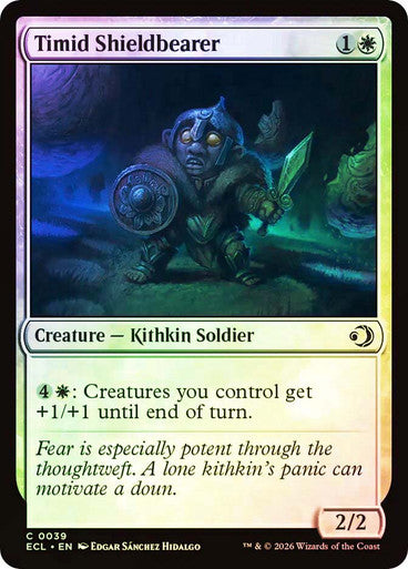 Timid Shieldbearer (Default) Foil