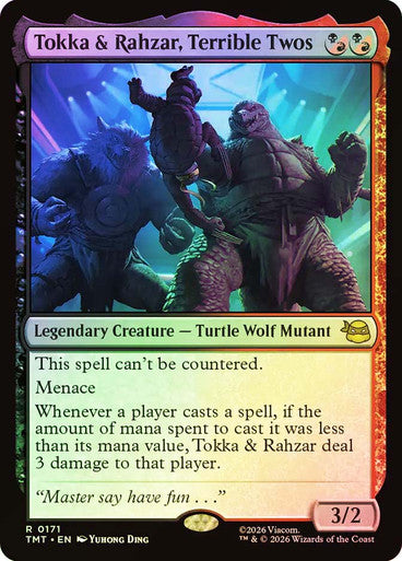 Tokka & Rahzar, Terrible Twos Foil