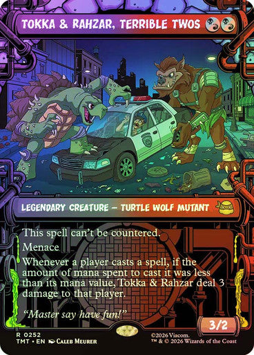 Tokka & Rahzar, Terrible Twos (Sewer Frame) Foil