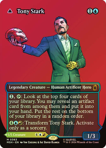 Tony Stark // The Invincible Iron Man (Borderless) Foil